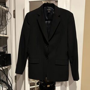 Brooks Brothers Classic Black Wool Blazer